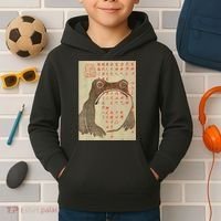 Japanese Frog Art Ukiyoe Print Kids Hoodie thumb 2