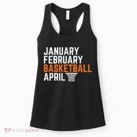 January February Basketball April Madness College Women's Tank Top thumb 0