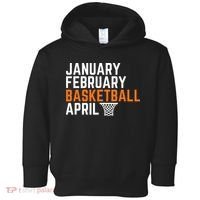 January February Basketball April Madness College Toddler Hoodie thumb 0