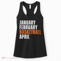 January February Basketball April Madness College Women's Tank Top thumb 0