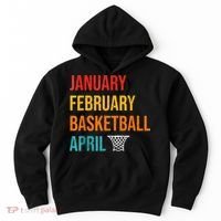 January February Basketball April Madness College Hoodie thumb 0