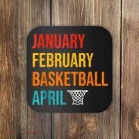 January February Basketball April Madness College Coaster thumb 0
