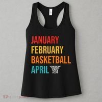 January February Basketball April Madness College Women's Tank Top thumb 3