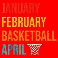 January February Basketball April Madness College Santa Hat thumb 1