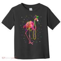 Jester Flamingo & Beads Mardi Gras Fat Tuesday Parade Toddler T-Shirt thumb 0