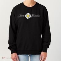 Just Flower Breathe Meditation Women's Sweatshirt thumb 0