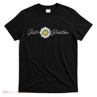 Just Flower Breathe Meditation T-Shirt thumb 0