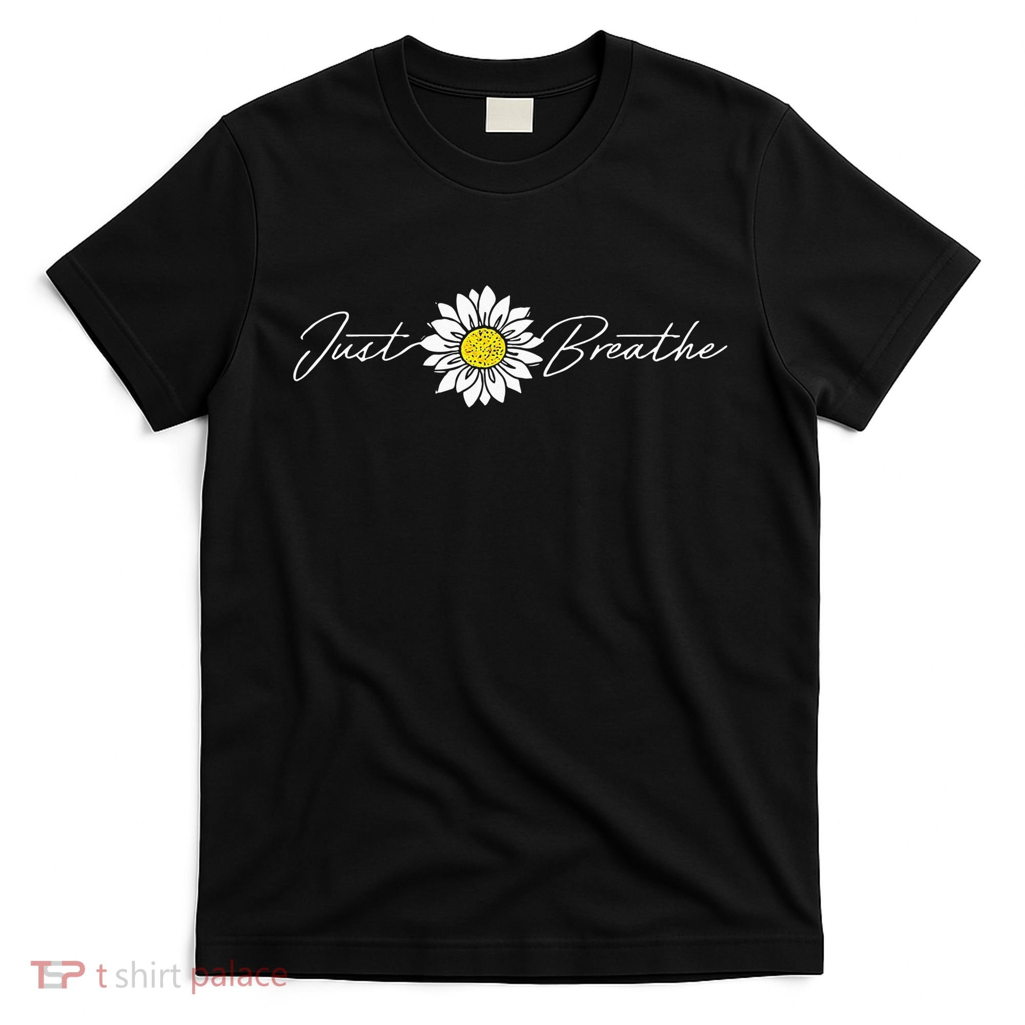 Just Flower Breathe Meditation T-Shirt