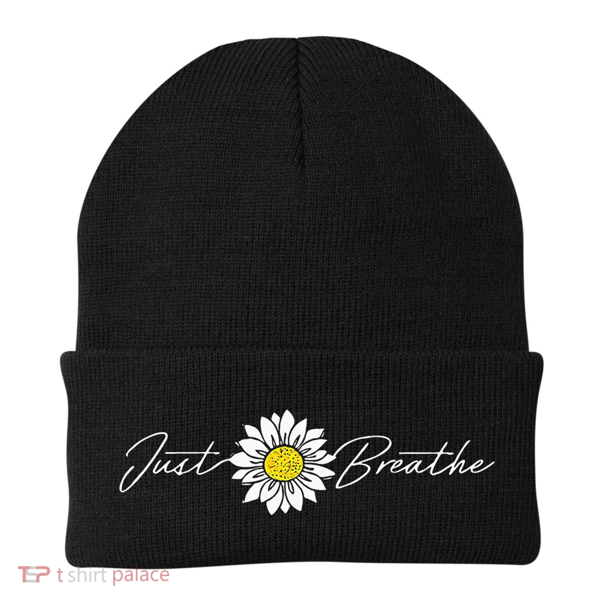 Just Flower Breathe Meditation Beanie
