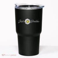 Just Flower Breathe Meditation Tumbler thumb 0
