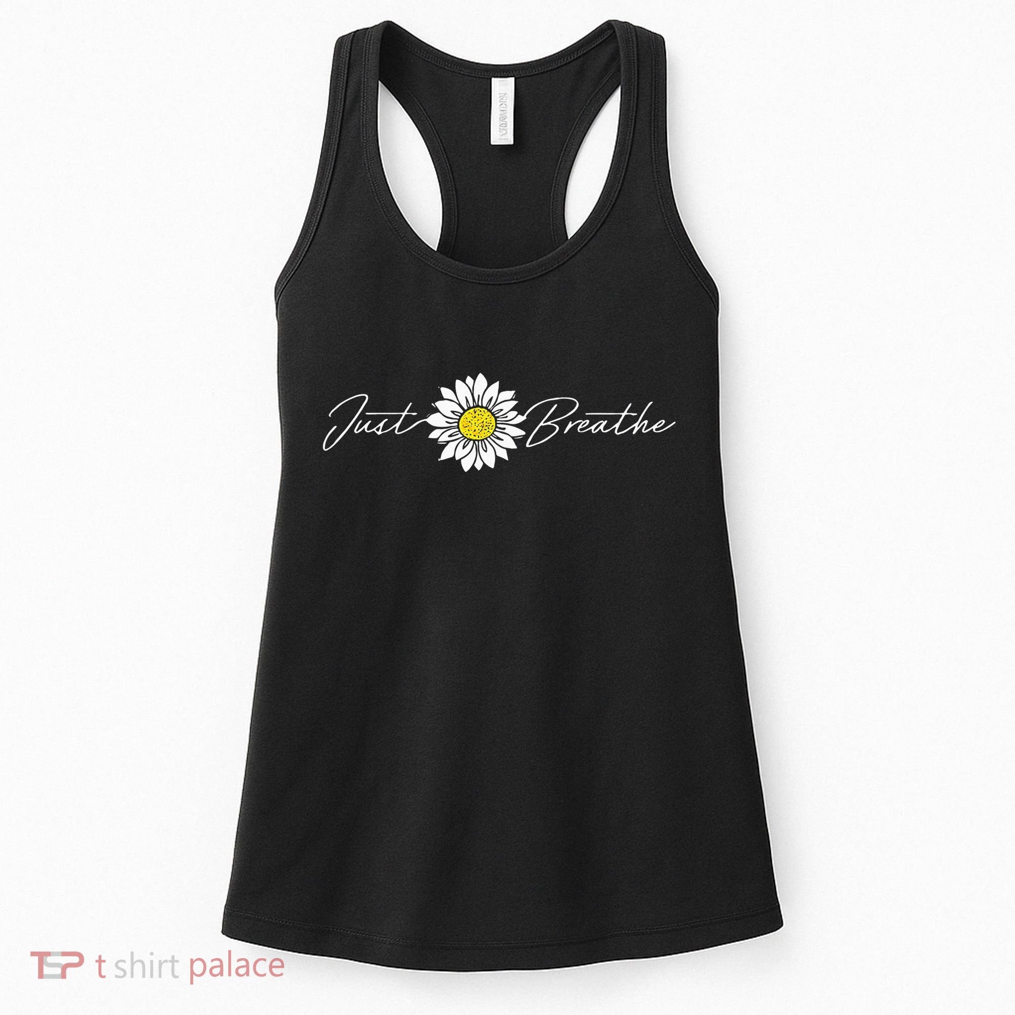 Just Flower Breathe Meditation Women's Tank Top