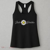 Just Flower Breathe Meditation Women's Tank Top thumb 3