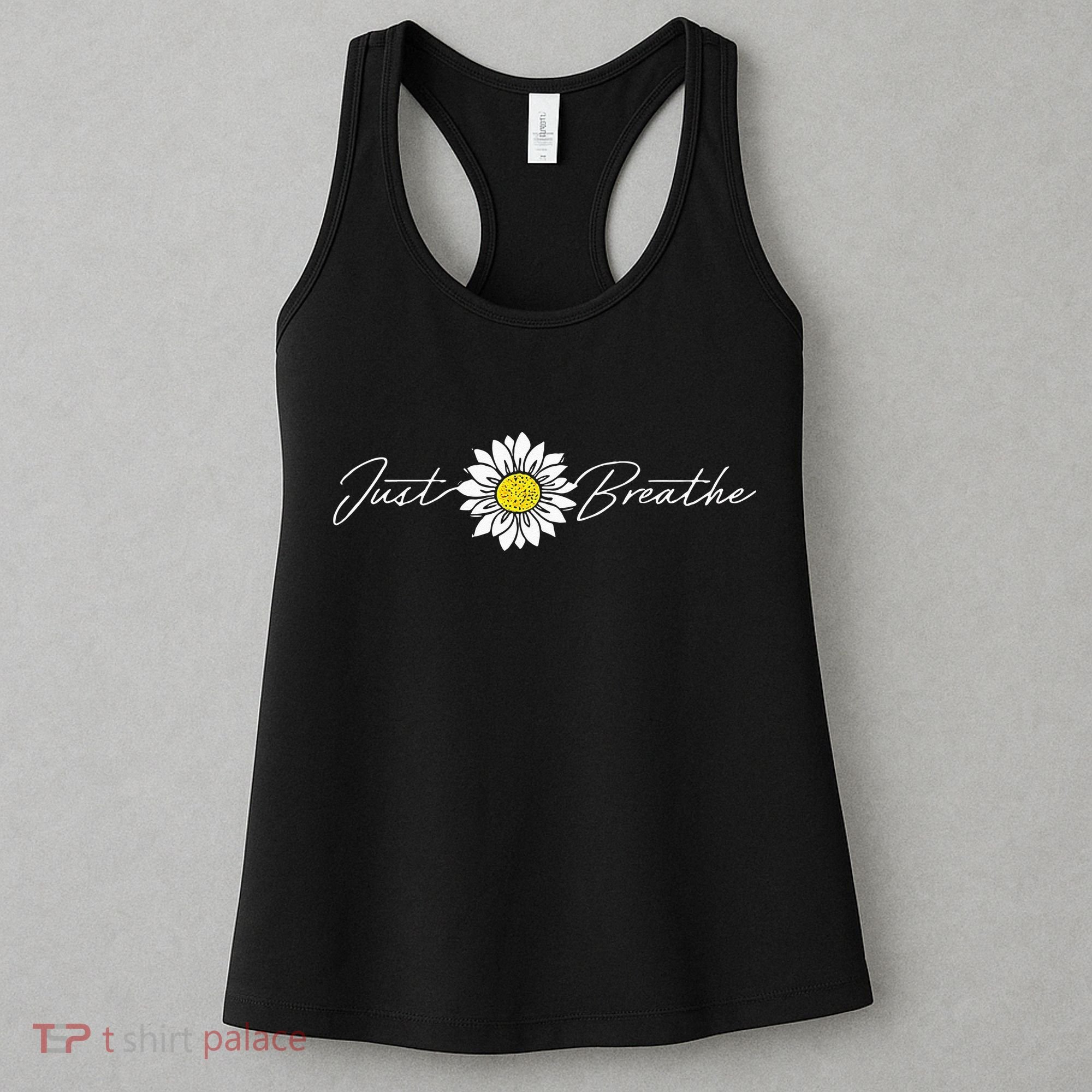 Just Flower Breathe Meditation Women's Tank Top