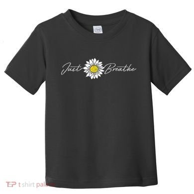 Just Flower Breathe Meditation Toddler T-Shirt