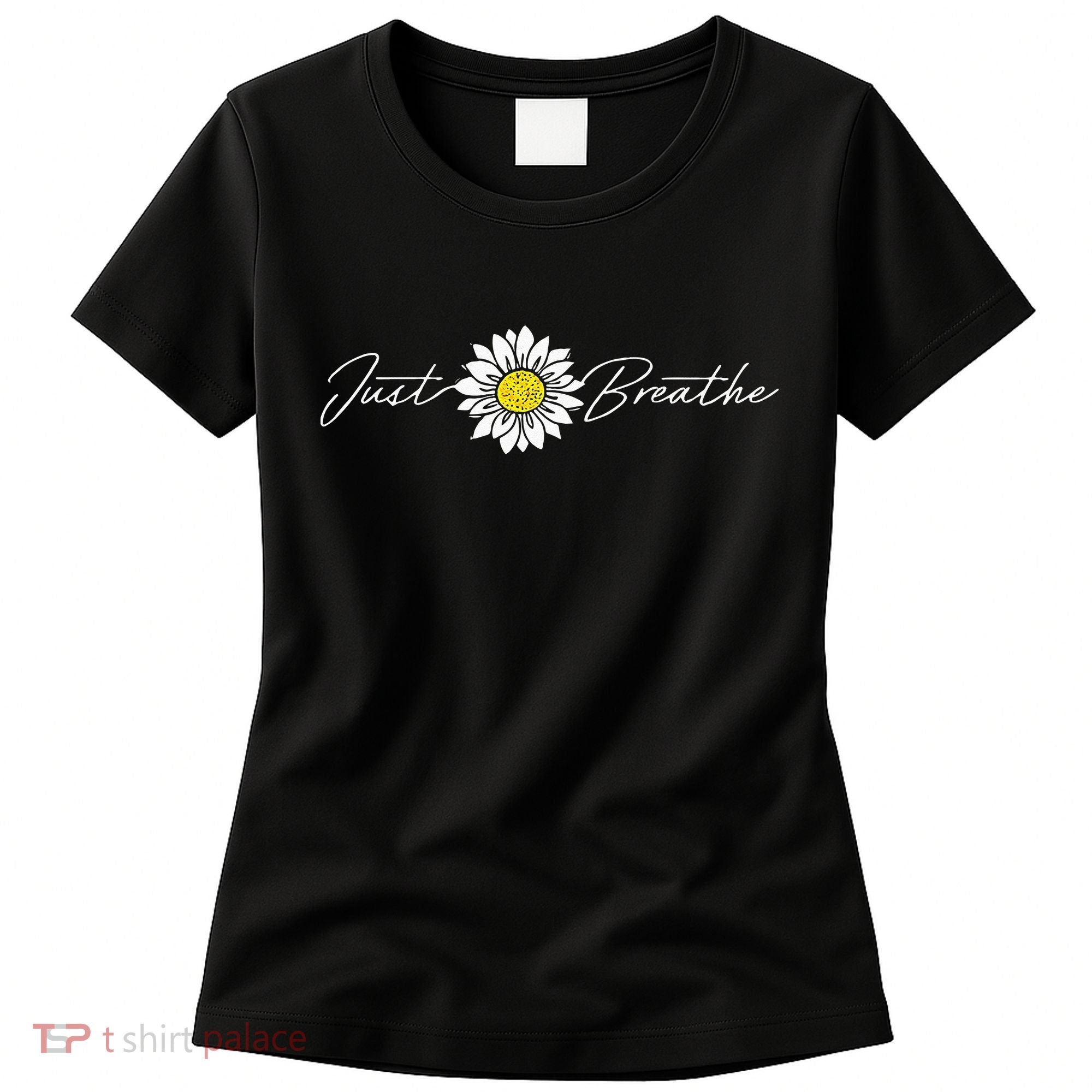 Just Flower Breathe Meditation Women's T-Shirt
