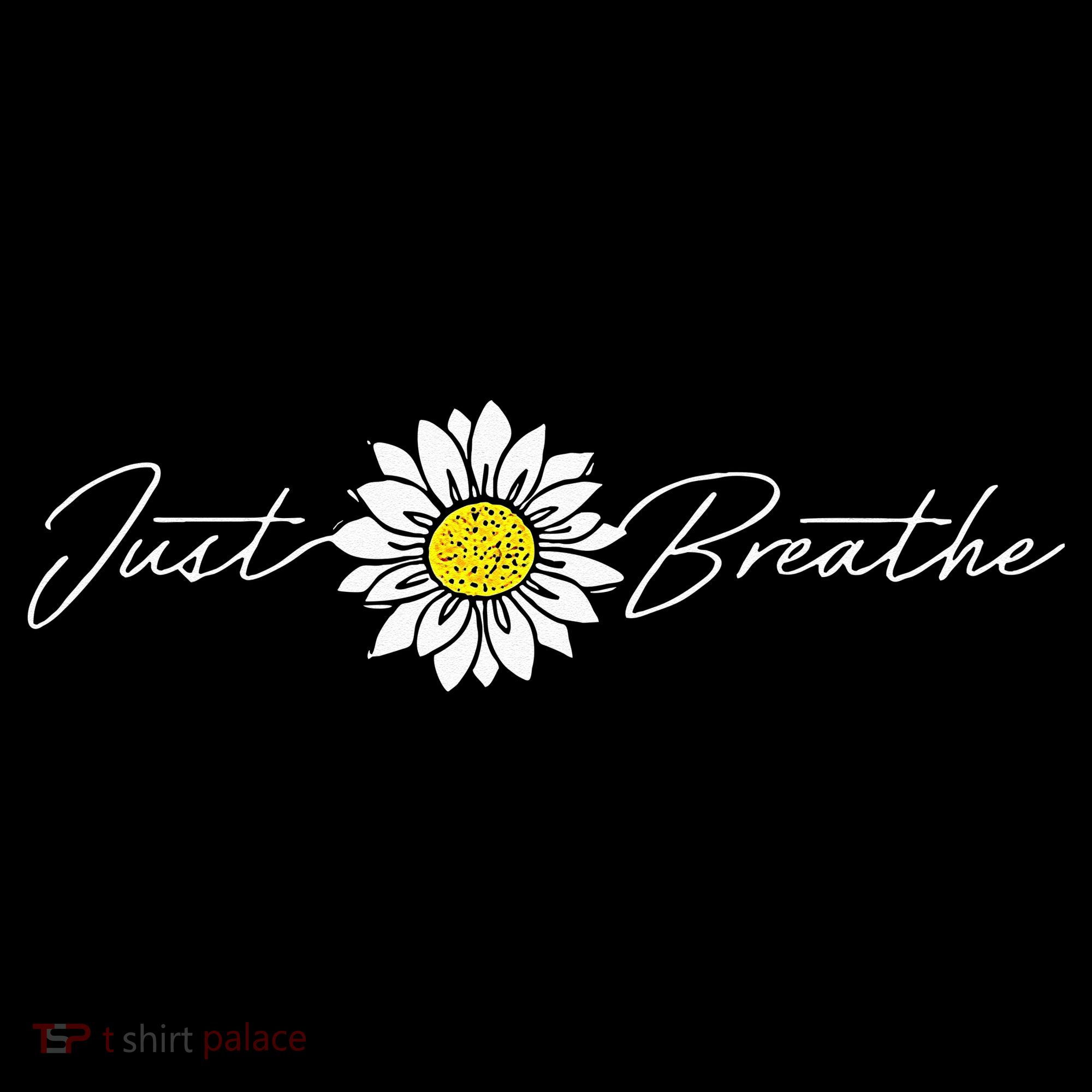 Just Flower Breathe Meditation Kids Sweatshirt
