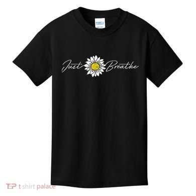 Just Flower Breathe Meditation Kids T-Shirt
