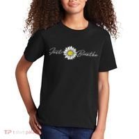 Just Flower Breathe Meditation Kids T-Shirt thumb 2