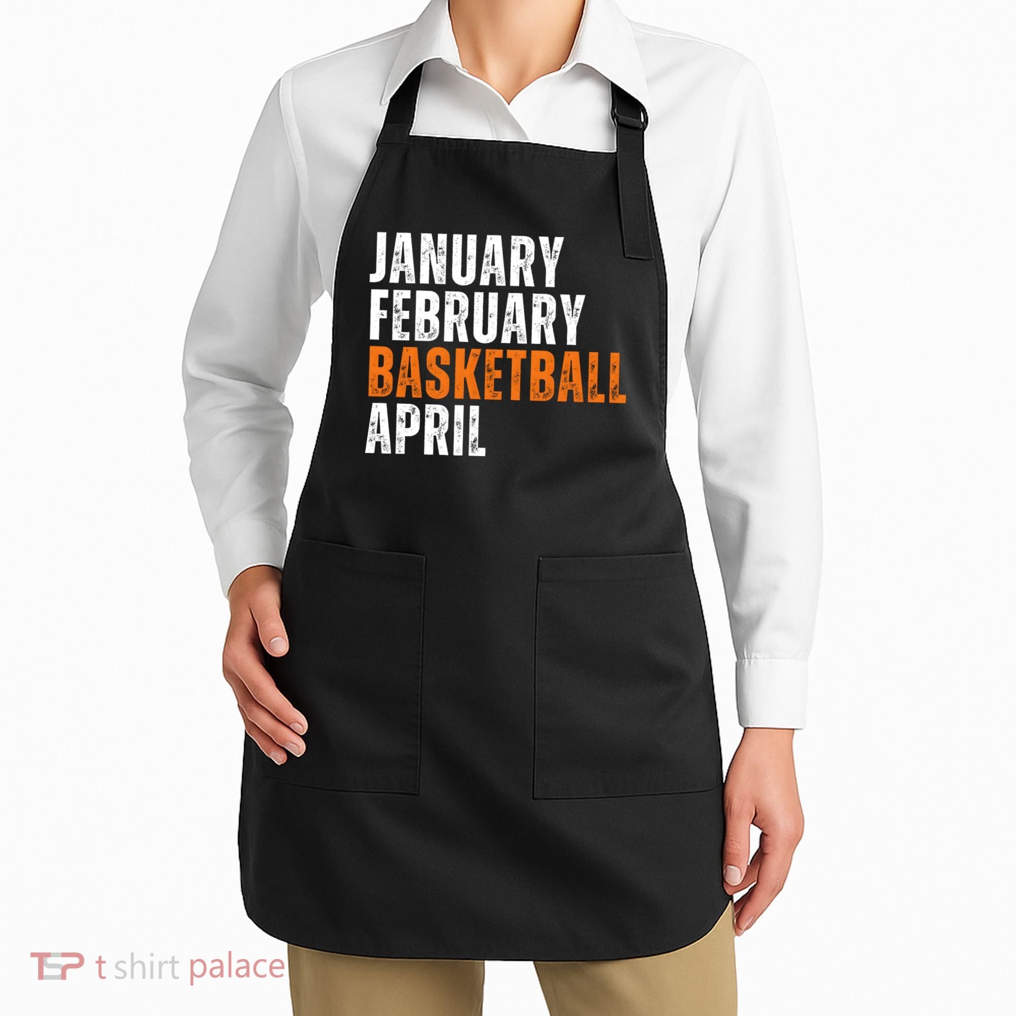January February Basketball April Madness Apron