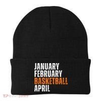 January February Basketball April Madness Beanie thumb 0