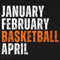 January February Basketball April Madness Women's Hoodie thumb 2