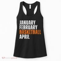 January February Basketball April Madness Women's Tank Top thumb 0