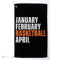 January February Basketball April Madness Golf Towel thumb 0