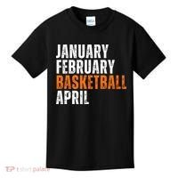 January February Basketball April Madness Kids T-Shirt thumb 0