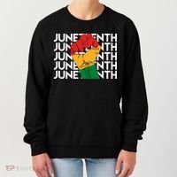 Juneteenth Fist Black Pride Women's Sweatshirt thumb 0