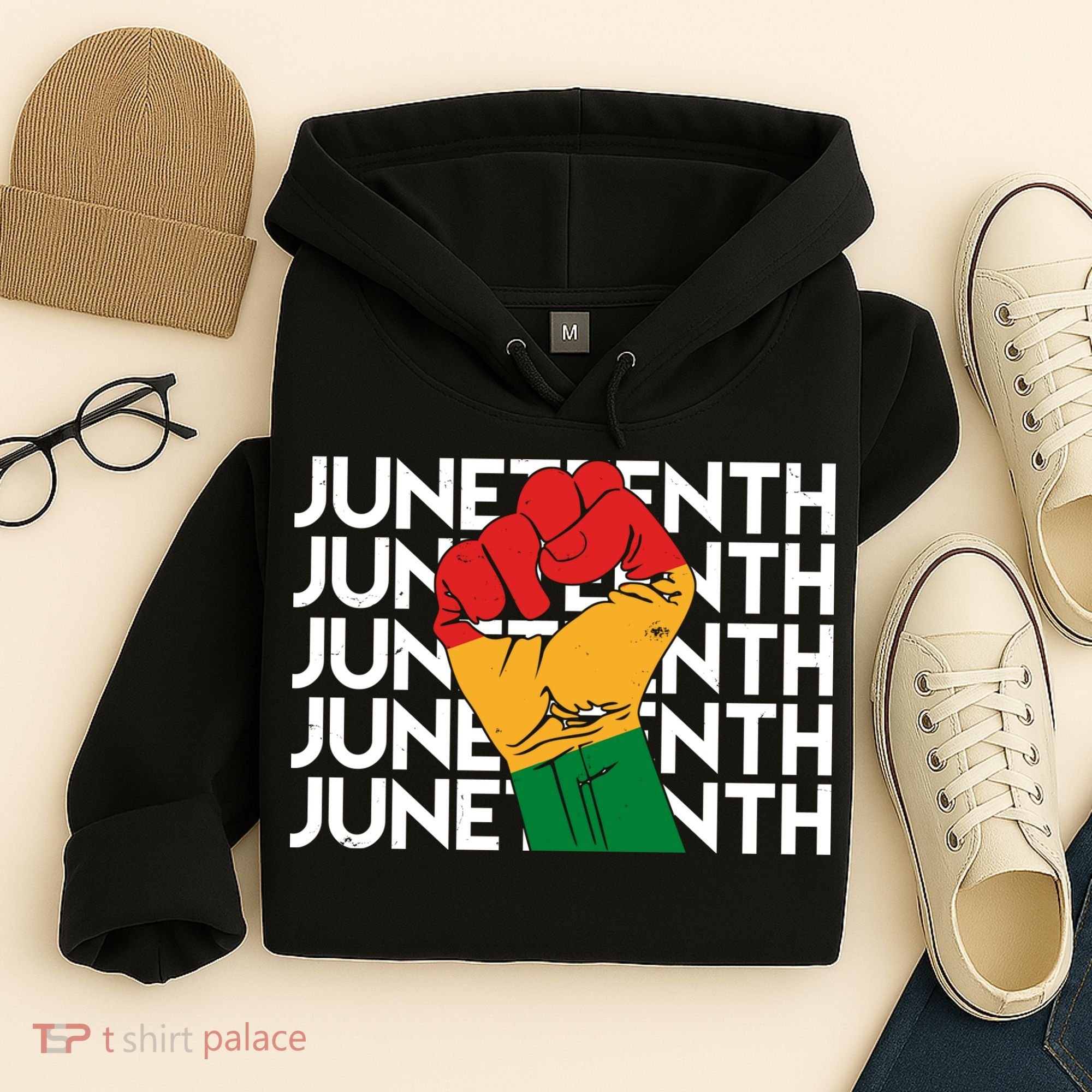 Juneteenth Fist Black Pride Hoodie