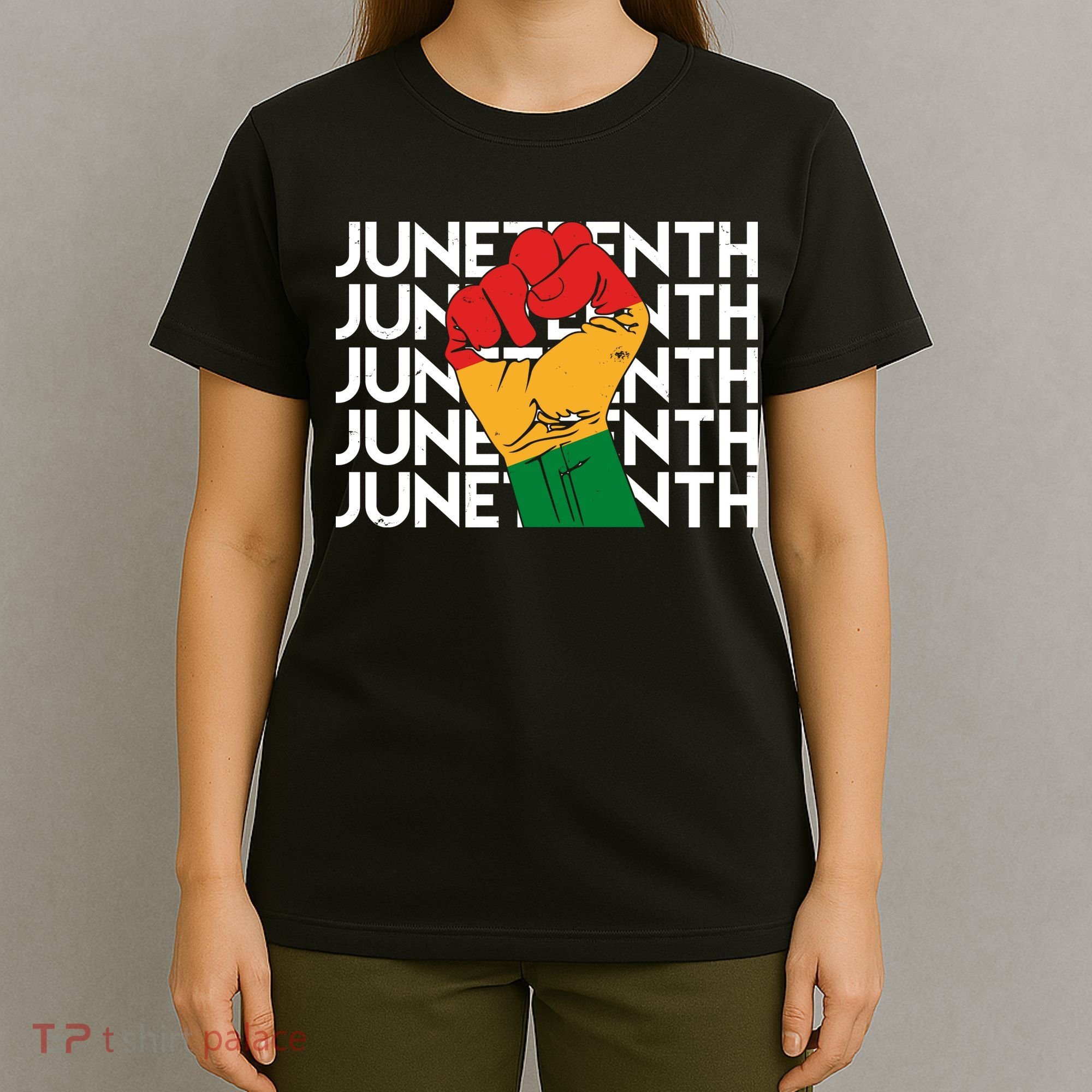 Juneteenth Fist Black Pride T-Shirt