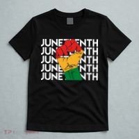 Juneteenth Fist Black Pride T-Shirt thumb 5