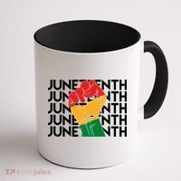Juneteenth Fist Black Pride Coffee Mug thumb 1