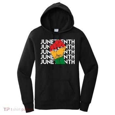 Juneteenth Fist Black Pride Women's Hoodie