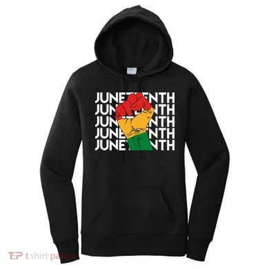 Juneteenth Fist Black Pride Women's Hoodie
