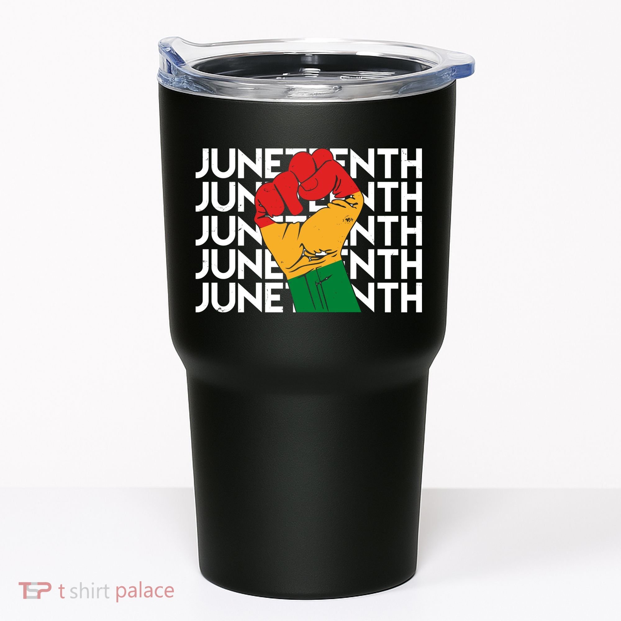Juneteenth Fist Black Pride Tumbler