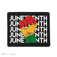 Juneteenth Fist Black Pride Mousepad thumb 0