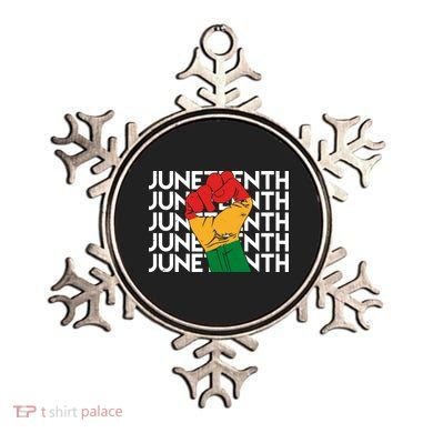 Juneteenth Fist Black Pride Ornament