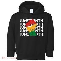 Juneteenth Fist Black Pride Toddler Hoodie thumb 0