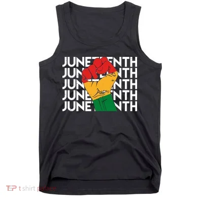 Juneteenth Fist Black Pride Tank Top