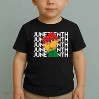 Juneteenth Fist Black Pride Toddler T-Shirt thumb 2
