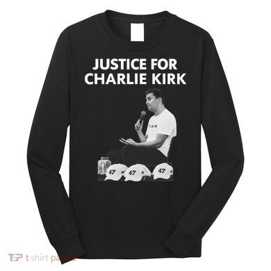 Justice For Charlie Kirk Support RIP Long Sleeve Shirt