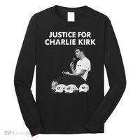 Justice For Charlie Kirk Support RIP Long Sleeve Shirt thumb 0