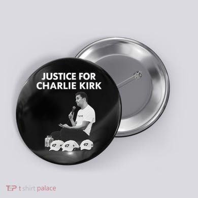 Justice For Charlie Kirk Support RIP Button