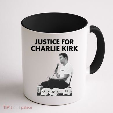 Justice For Charlie Kirk Support RIP Coffee Mug back