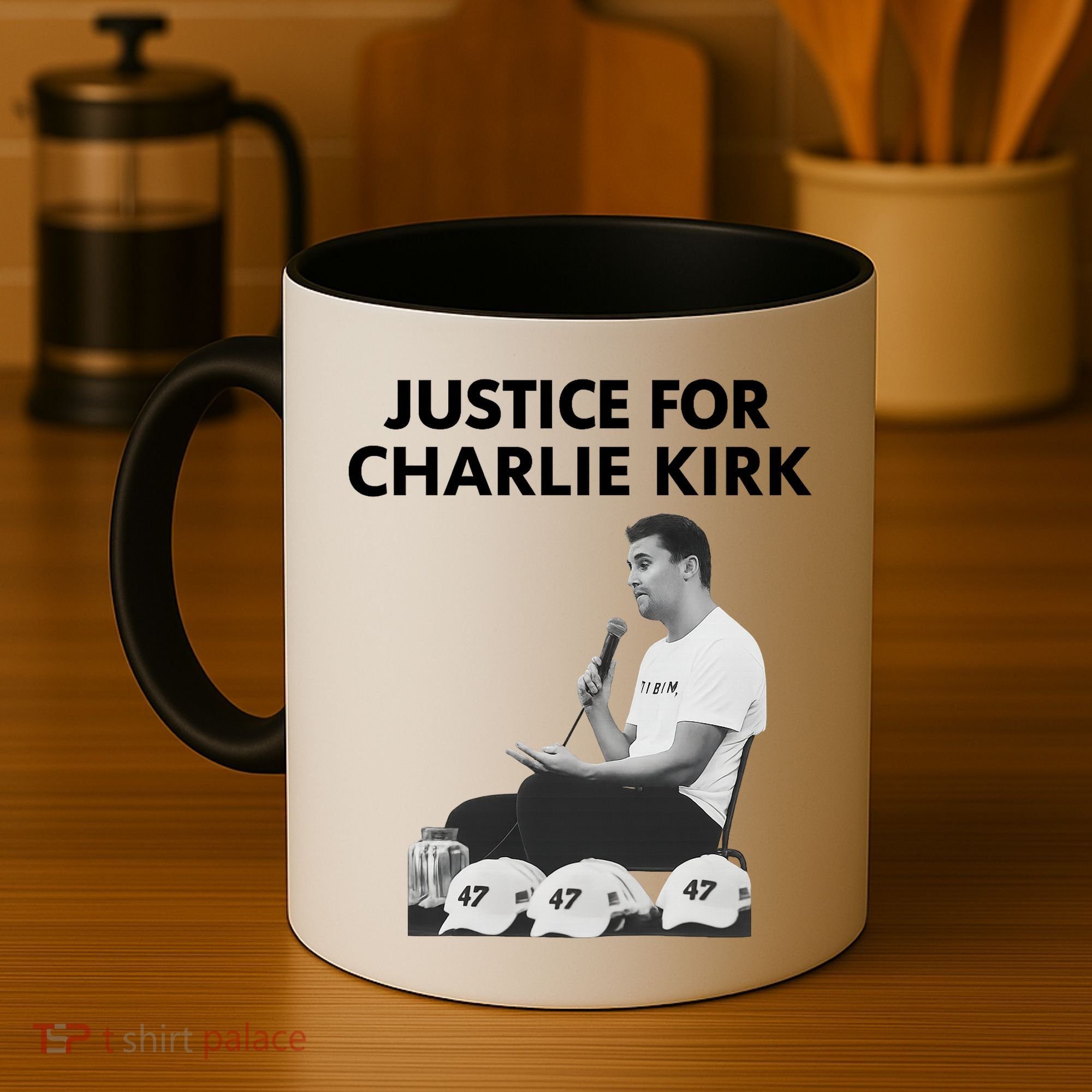Justice For Charlie Kirk Support RIP Coffee Mug