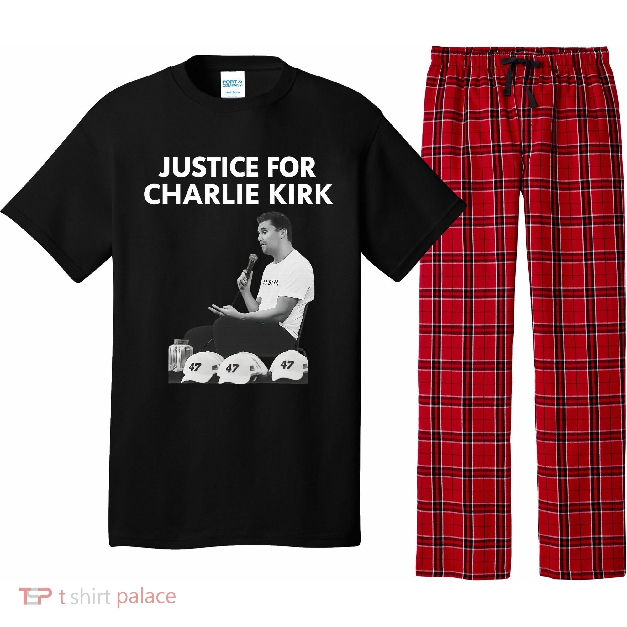 Justice For Charlie Kirk Support RIP Pajama Set