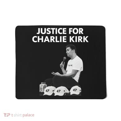 Justice For Charlie Kirk Support RIP Mousepad