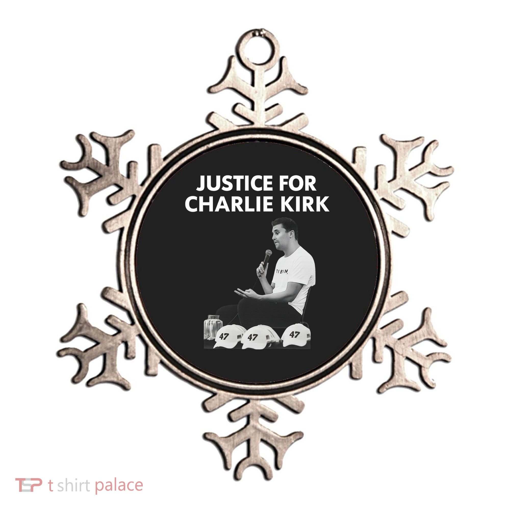 Justice For Charlie Kirk Support RIP Ornament