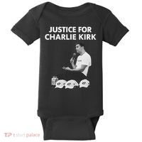 Justice For Charlie Kirk Support RIP Baby Bodysuit thumb 0